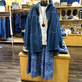 ティアードスカート 雁木絞り