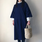 ワイドネックワンピース