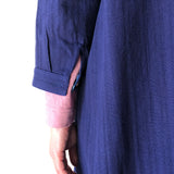 Aラインロングブラウス