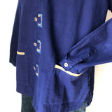 メンズ藍染めジャケット