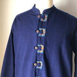 メンズ藍染めジャケット