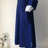 ワイドネックワンピース