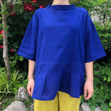 ガーゼ ワイドネックプル