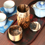 茶筒 黒柿・縞柿【幻の木】 05