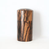 茶筒 黒柿・縞柿【幻の木】 05
