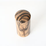 茶筒 黒柿・縞柿【幻の木】 01