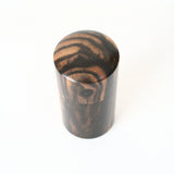 茶筒 黒柿・縞柿【幻の木】 03
