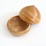 栃の香合・小物入れ