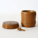 七味唐辛子入れ 樽形 桑