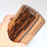 茶筒 黒柿・縞柿【幻の木】 02
