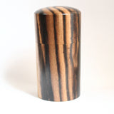 茶筒 黒柿・縞柿【幻の木】 03