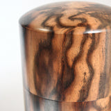 茶筒 黒柿・縞柿【幻の木】 05