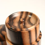 茶筒 黒柿・縞柿【幻の木】 03