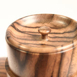 茶筒 黒柿・縞柿【幻の木】 04