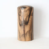 茶筒 黒柿・縞柿【幻の木】 01