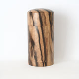 茶筒 黒柿・縞柿【幻の木】 01