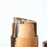 茶筒 黒柿・縞柿【幻の木】 03