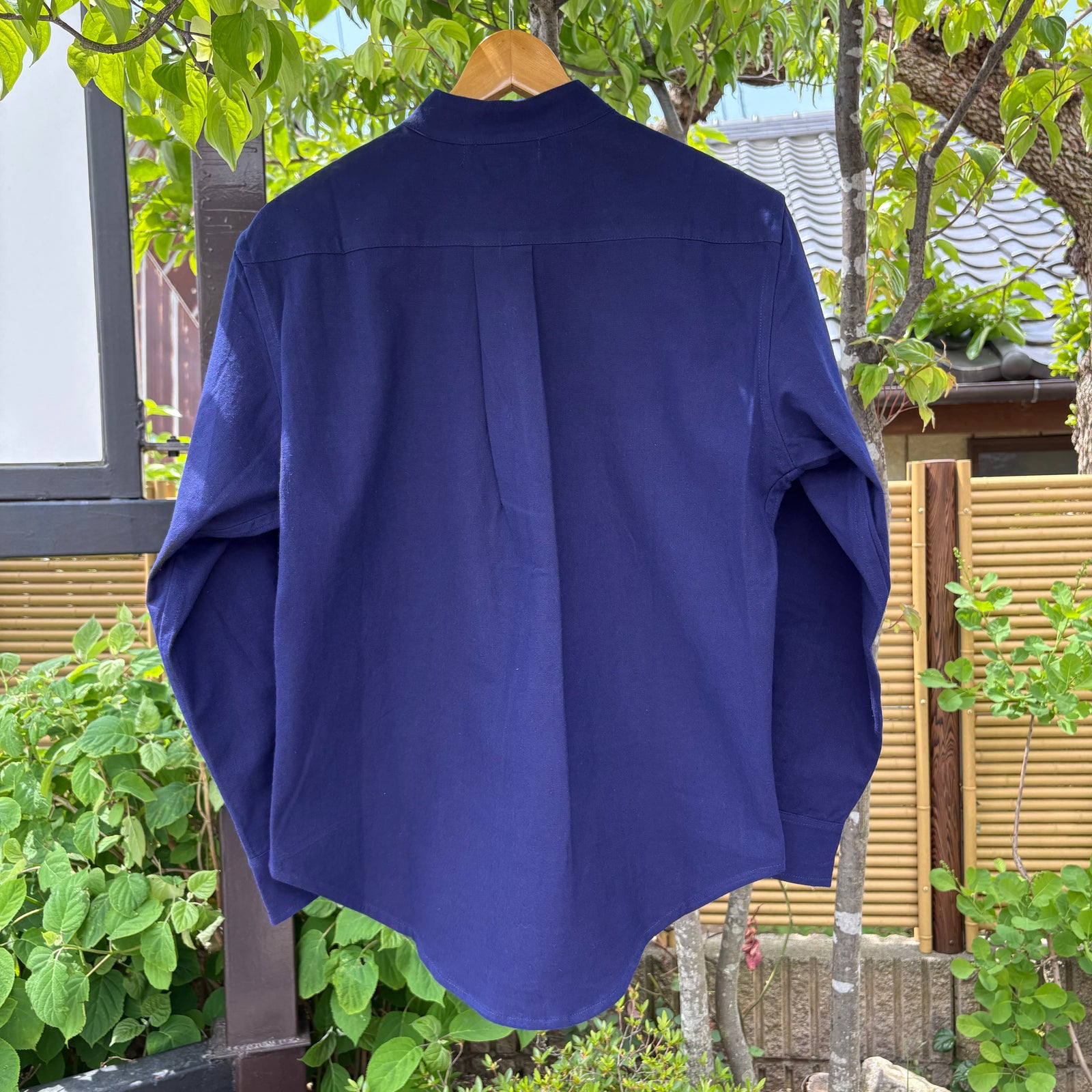 藍染シャツ ユニセックス シャツカラー／スタンドカラー – aitoki - 時
