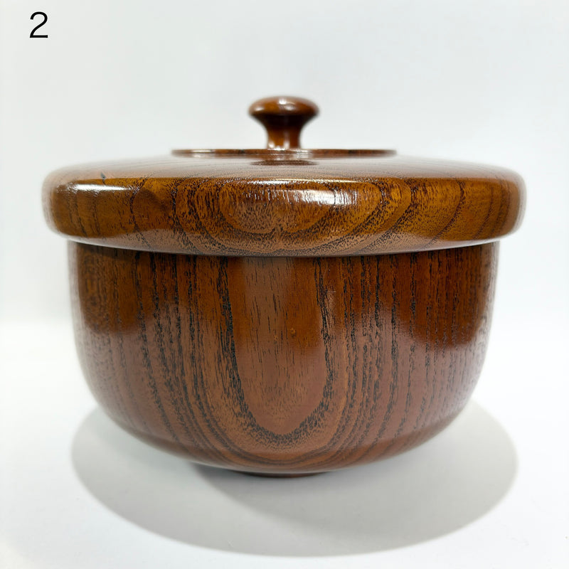 蓋付五段重 椀　拭き漆　漆器　皿椀セット