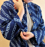 <新作>スタンドカラーブラウス