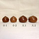 香合　宝珠形　桑