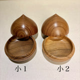 香合　宝珠形　桑