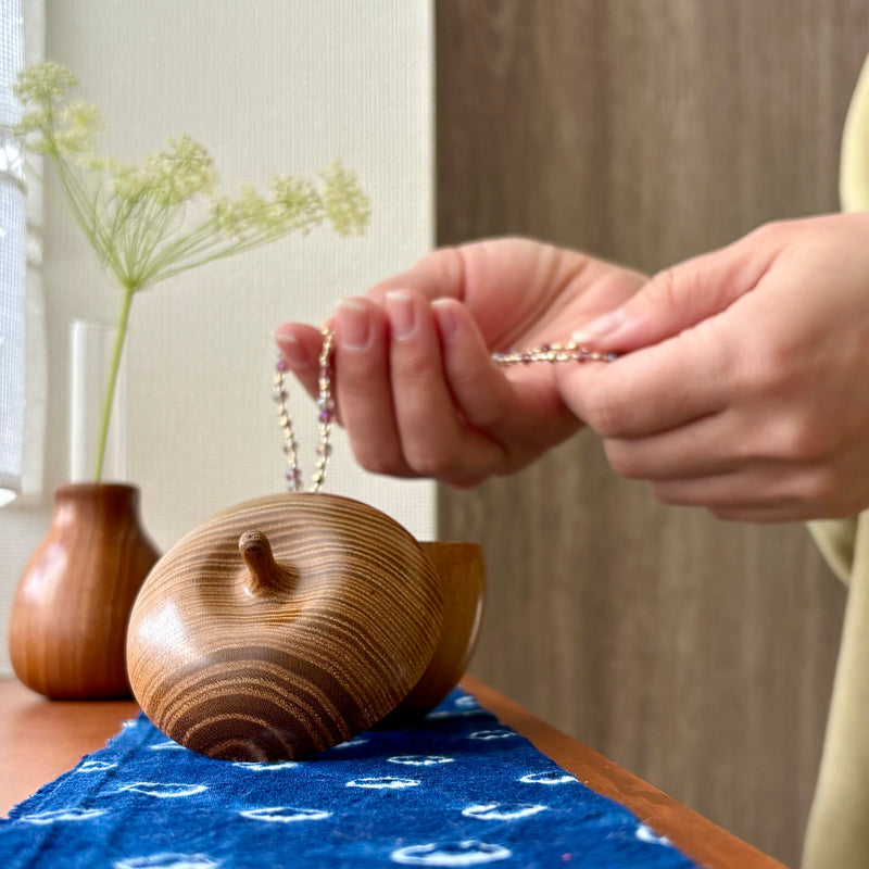 りんご形 桑小物入れ – aitoki - 時を楽しむ丁寧な暮らし