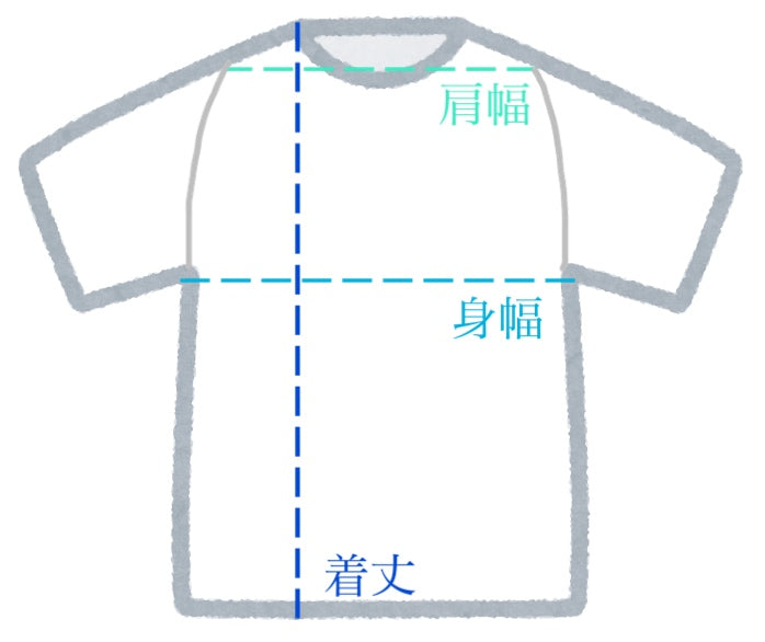 藍染めＴシャツ　【心－ありがとう】