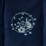藍染め暖簾　50cm  3巾