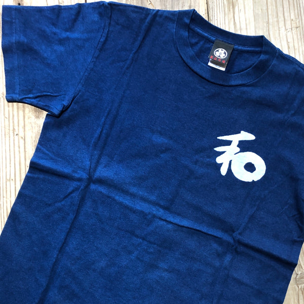 藍染めＴシャツ【和】　